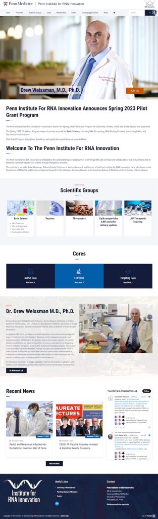 IRNAI full page site screenshot